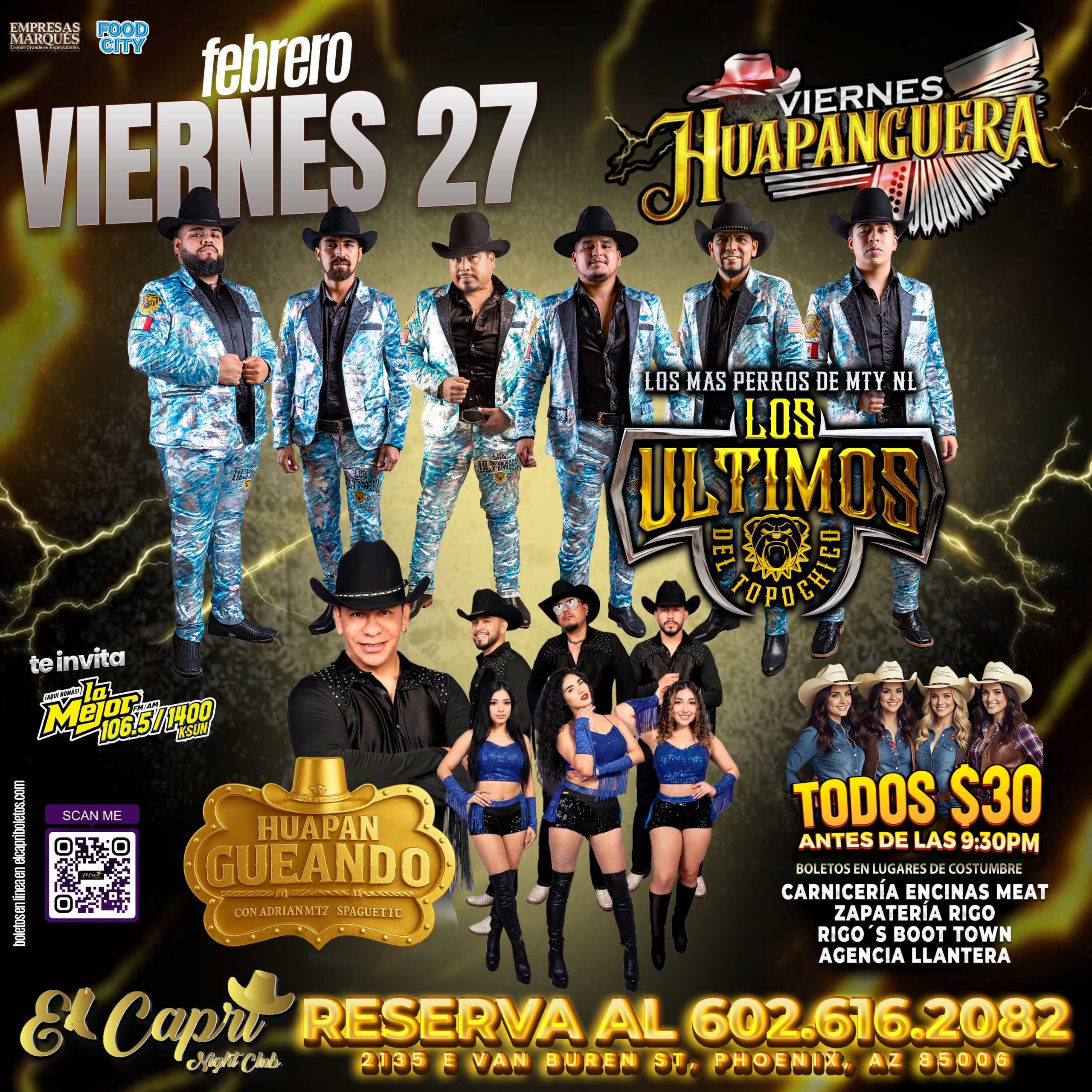 viernes 27 febrero el capri