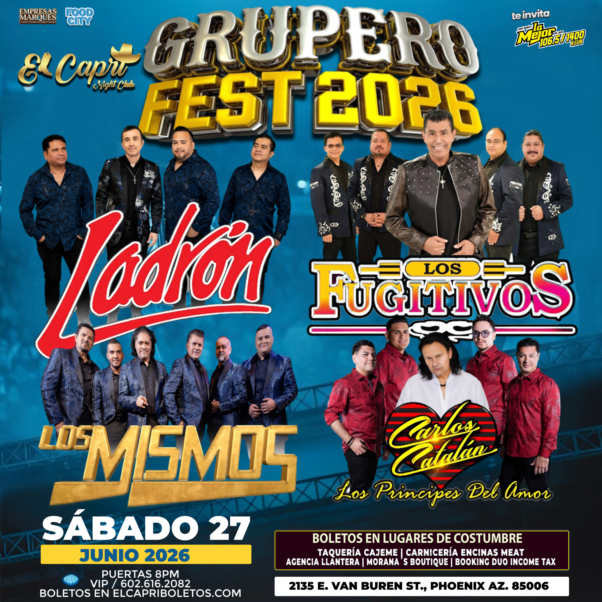 sabado 27 junio el capri