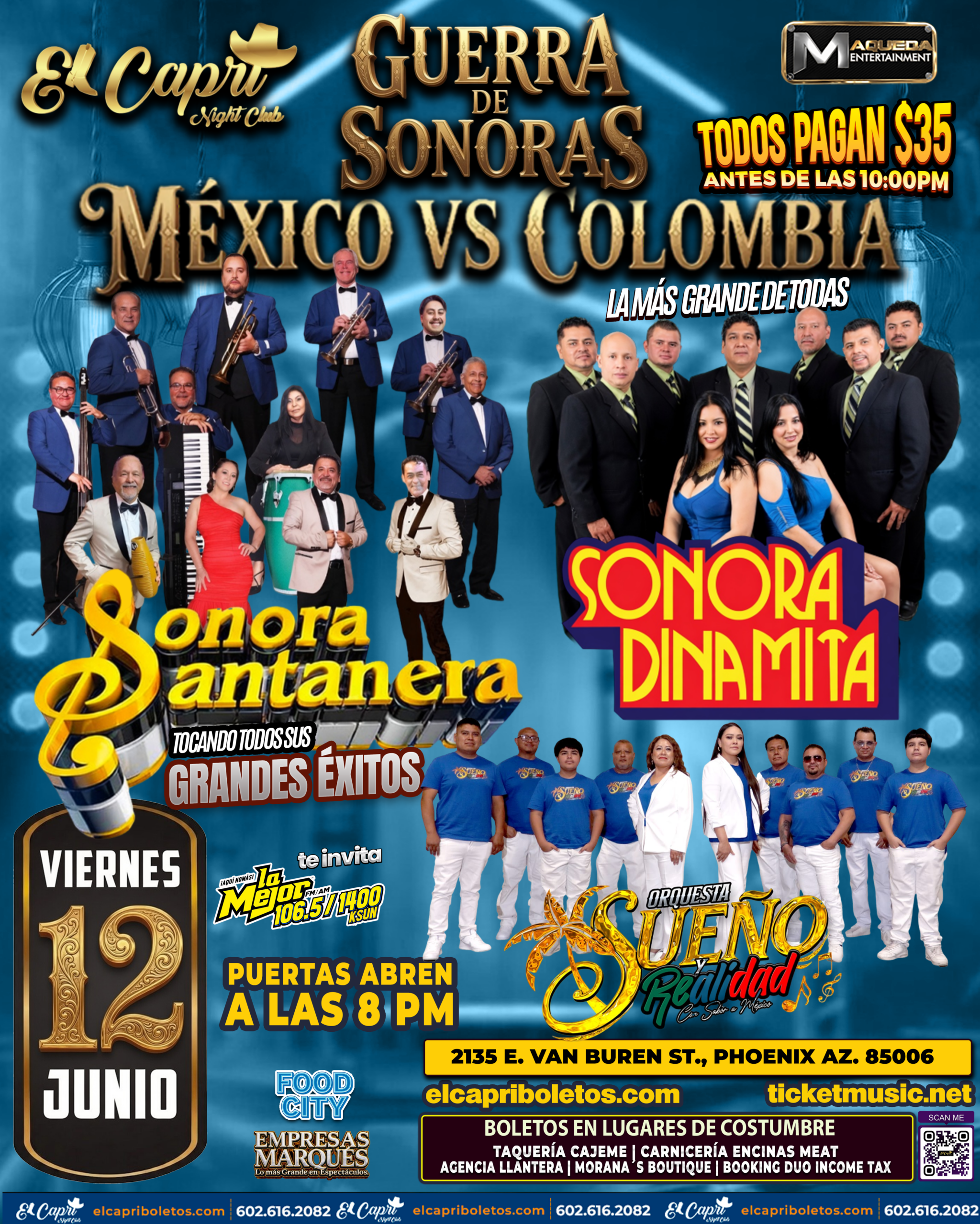 viernes 12 junio el capri
