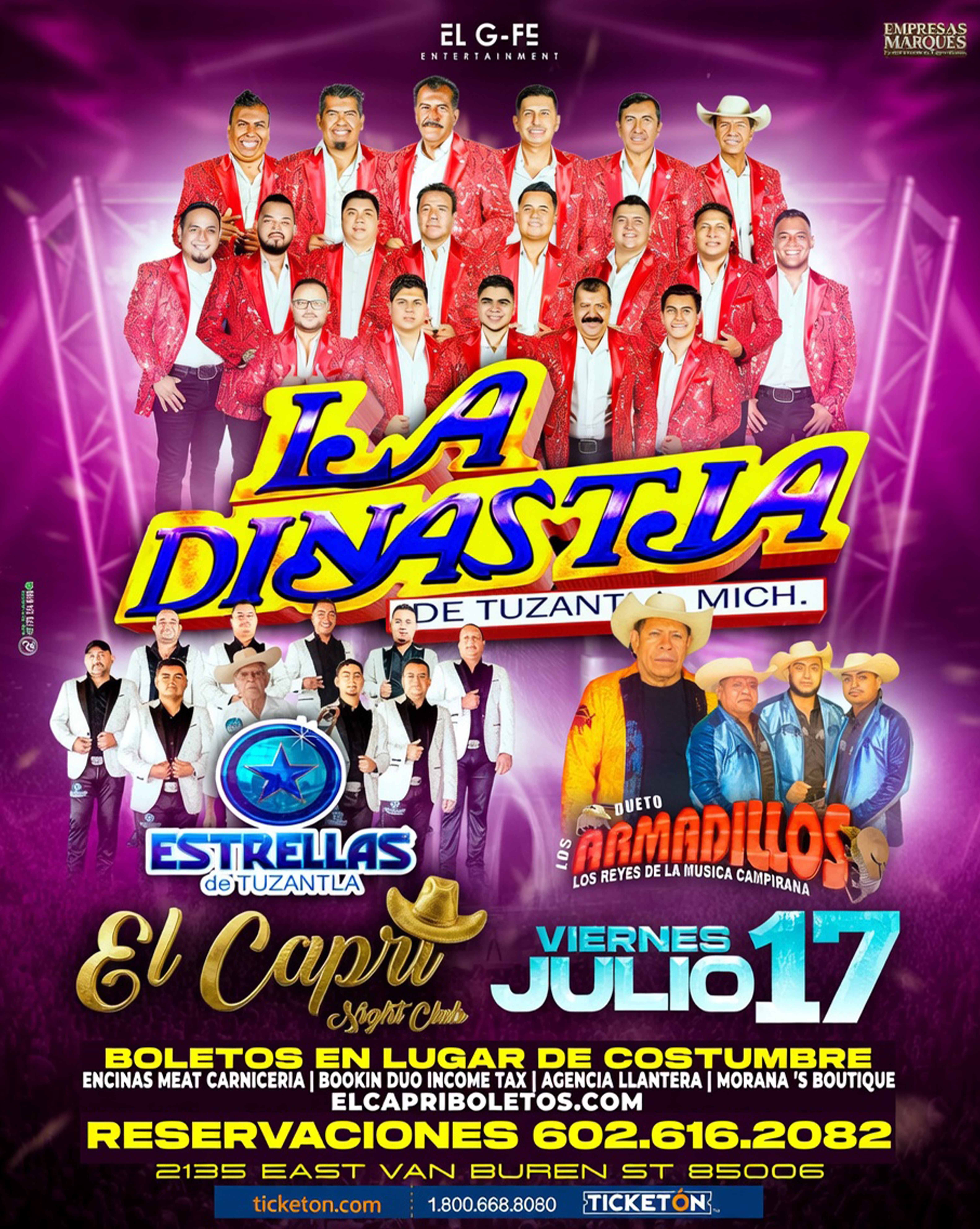 viernes 17 julio el capri