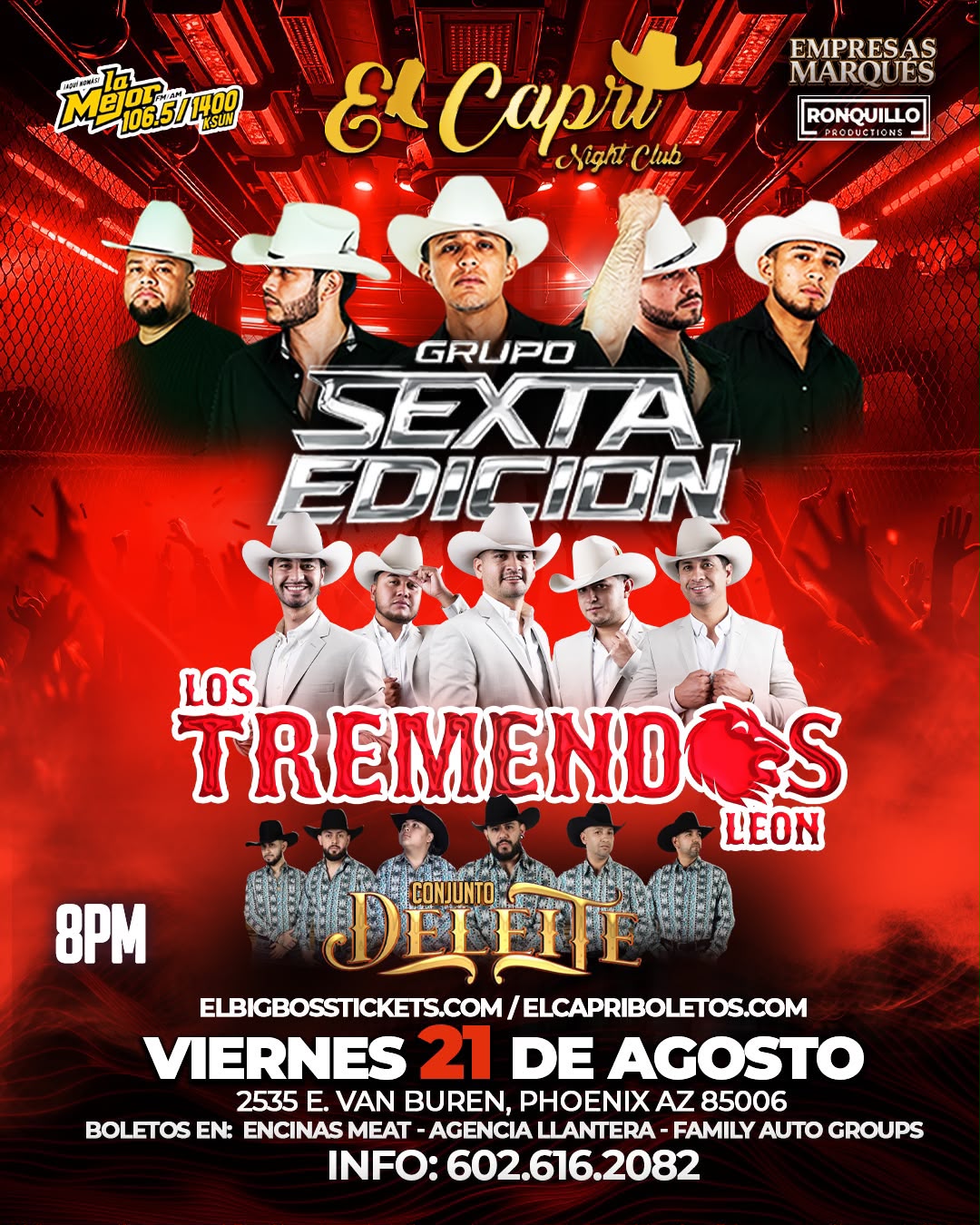 viernes 21 agosto el capri